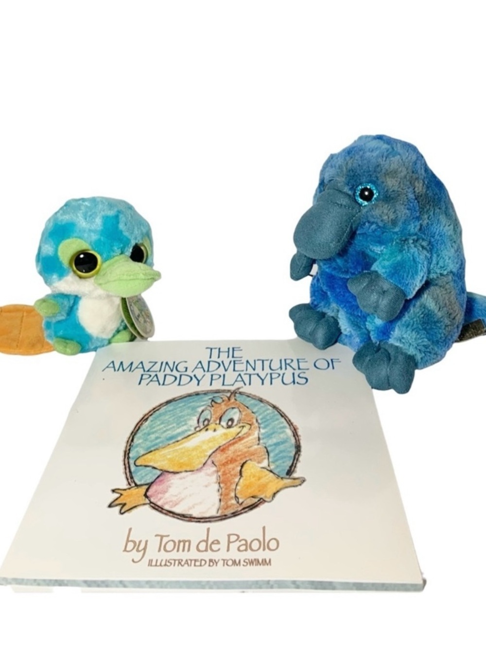🎒BTS SALE📚 Platypus Bundle - 2 Plush and 1 Book [The Amazing Adventures of Paddy